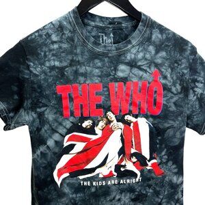 The Who Tie-Dye Graphic Tee Small Band Tee Kids Are Alright Adult Unisex Fit